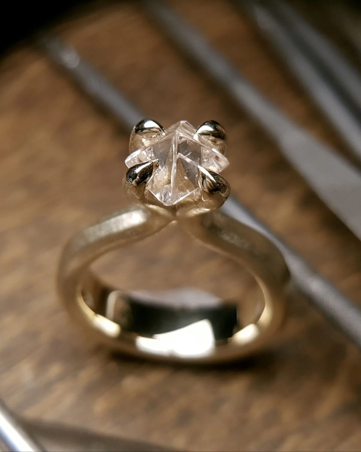 Rough Diamond Engagement Rings
